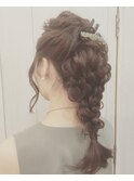 編み込みmixスタイル☆