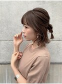 【Bloom's】外ハネボブこなれハーフアップ（スズキ　マリ）