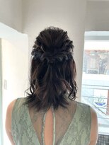 セルマ 自由が丘(selma est)&nbsp;2way  ハーフアップ_グレージュカラー_ニュアンスカラー