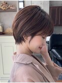 30代40代50代◎大人ナチュラルレイヤーショートボブ 表参道