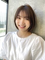 エインアンリー 表参道(AIN.ANLY.)&nbsp;前髪あり小顔ミニボブ20代30代40代【AIN.表参道】川原大地