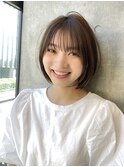 前髪あり小顔ミニボブ20代30代40代【AIN.表参道】川原大地