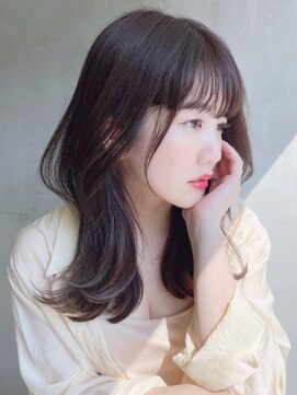 アイティーバイアルバム 松戸店(IT by ALBUM) くびれミディ_ショコラベージュボブルフベビーバング_58533