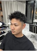 ツーブロック×グラデーション×ジェットモヒカン
