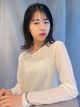 イトシテ 韓国風前髪×チャンモリ×外ハネミディアム【本多身和子】