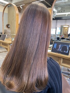 カノエ 福岡香椎店(canoe) 韓国スタイル/ベージュブラウン/髪質改善縮毛矯正/香椎/千早