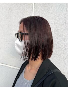 ロカ 表参道(loka) ボブ/チェリーレッド[表参道/ブリーチ/ハイライト]Mai