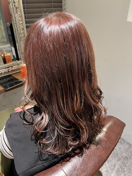 ムーン(moon) #ふんわりカール#ショコラアッシュ#ヘルシースタイル