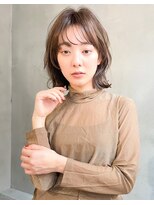 メーヴェ(Mowen) mowen×外ハネミディアム×チョコレートブラウン
