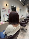 ぱつっとボブ