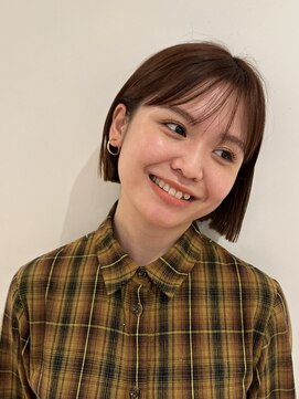 ローネス(LONESS) シルエットが綺麗にきまる◎丸くならないぷつっとボブ