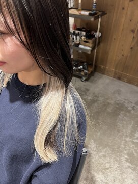 へアサロンアンドカフェガーデン(hair salon&cafe GARDEN) インナーカラー/ホワイトベージュ
