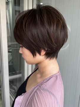 エトラ 渋谷店(etora) ◎大人ショートボブ丸みショートカットマッシュショート前髪あり
