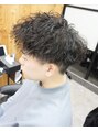 ヘアテリア リュウ 大塚(hair teria ryu)&nbsp;細かい無造作感の波打ちツイストパーマスタイル