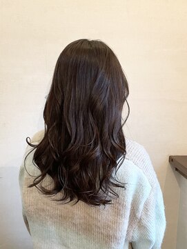 ココカラヘアー ニコ(cococara hair nico) オリーブベージュ/赤み消し/ロングゆる巻き