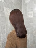 ココアブラウン艶ロング