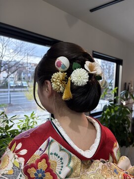 シバヘアー(shiba hair) 成人式　ヘアセット