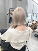 ☆ハイトーンブリーチミルクティーカラーホワイトベージュカラー