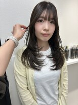 エトワール(ETOILE)&nbsp;オリーブベージュ/レイヤーカット/顔まわり