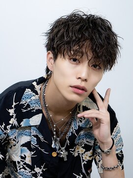 オーシャントーキョー(OCEAN TOKYO) 波巻きパーマメンズツイストスパイラルパーマツーブロック