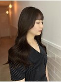 ナチュラルカラーとお顔まわりカット