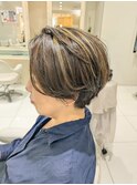 大人ハイライトショート【我孫子/我孫子駅/髪質改善/学割24】