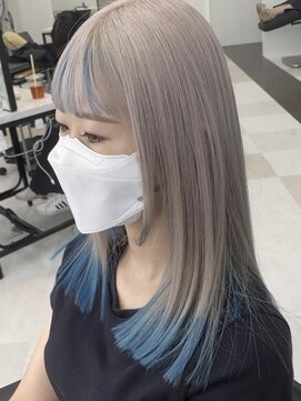 ビーシャンス(B.Chance) beige×light blue