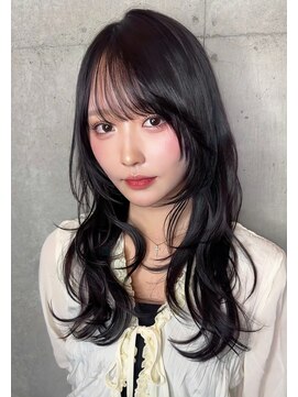 クーエフー(coo et fuu) シースルーバング透明感カラーレイヤーカットハッシュカット