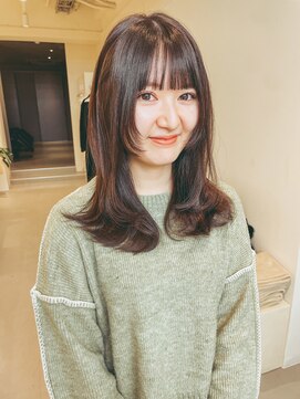 ミッシュバイアーバン(misch by urban.) レイヤーカット/フェイスレイヤー/ココアベージュ 堀 春菜】