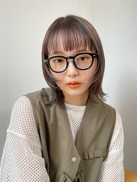 黒髪/クラゲヘアー/オリーブグレー/小顔/ココアベージュ/千葉