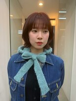 カケル(×.)&nbsp;ワイドバング/ワインレッド/くびれ巻き