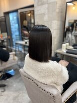 ハル 新宿(haru)&nbsp;乾かしたのみでまとまる艶ボブ