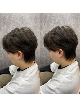 ココア(cocoa) 癖毛を活かす毛流れセンターパートスタイル