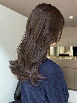 メゾンマイル 恵比寿(maison mile) オリーブグレージュ/透明感カラー/レイヤーカット/恵比寿駅