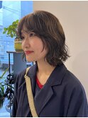 デジタルパーマ/ドライパーマ/オリーブベージュ/大阪心斎橋