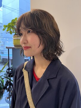 カフ(CAF) デジタルパーマ/ドライパーマ/オリーブベージュ/大阪心斎橋