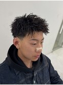 スパイキーショート/メンズ/刈り上げ／フェード/眉毛