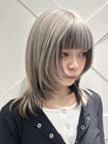 ウリ 横浜(uli)&nbsp;シャギーウルフ×デザインカラー