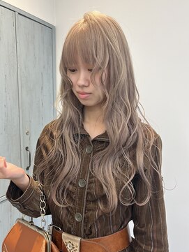 ロテ(LOTE.) ワンホンレイヤー/ミルクティーブロンド/ダークブルー/一宮