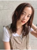 ミルクティーブロンド/ワンホンレイヤーカット/横浜