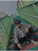波パーマ風