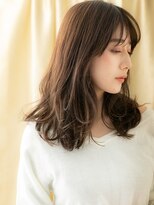 カバーヘア ブリス 川口(COVER HAIR bliss)&nbsp;ミルクベージュくびれレイヤーロングウルフカット30代40代324Z