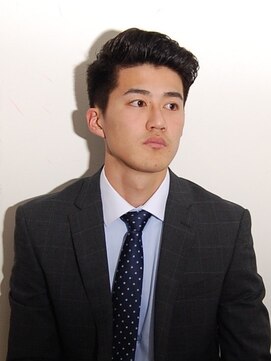 メリケンバーバーショップ コウベ(MERICAN BARBERSHOP KOBE) ビジネスサイドパートショートツーブロックテクノ#m363