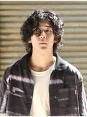 スパイラルパーマ アフロヘア 無造作ヘア ストリート