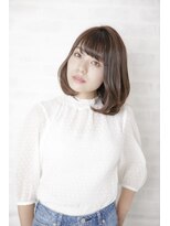 20代30代40代50代/前髪/マチルダボブ/インナーグレージュ/銀座