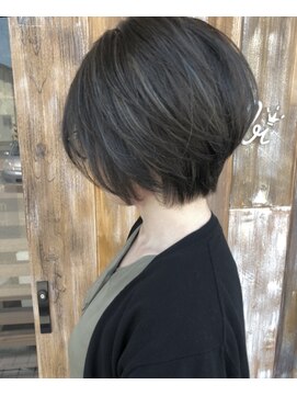 バンビ プライベート サロン(Bambi private salon) 大人ショート×ハイライト+潤いたっぷりエイジングカラー松平愛