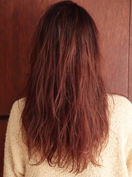 ヘアカラーカフェ(HAIR COLOR CAFE) 【40代50代に人気の白髪染めアッシュ】ロングウルフ