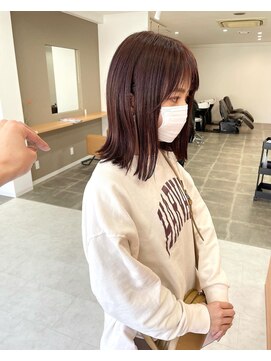 シンス(Since) 切りっぱなしとピンクブラウン　　中村隆一