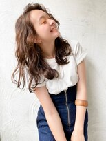 リベルテ銀座　ウェーブ×キャラメルブラウン
