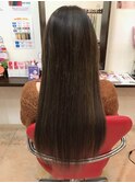 さらさらグレージュロング